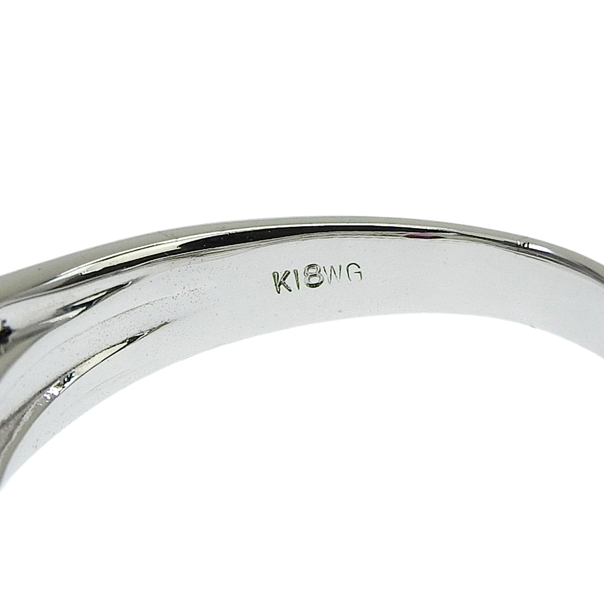 ルビー ダイヤモンド リング R0.48/D0.46 ホワイトゴールド K18WG 16(56)号 6.7g