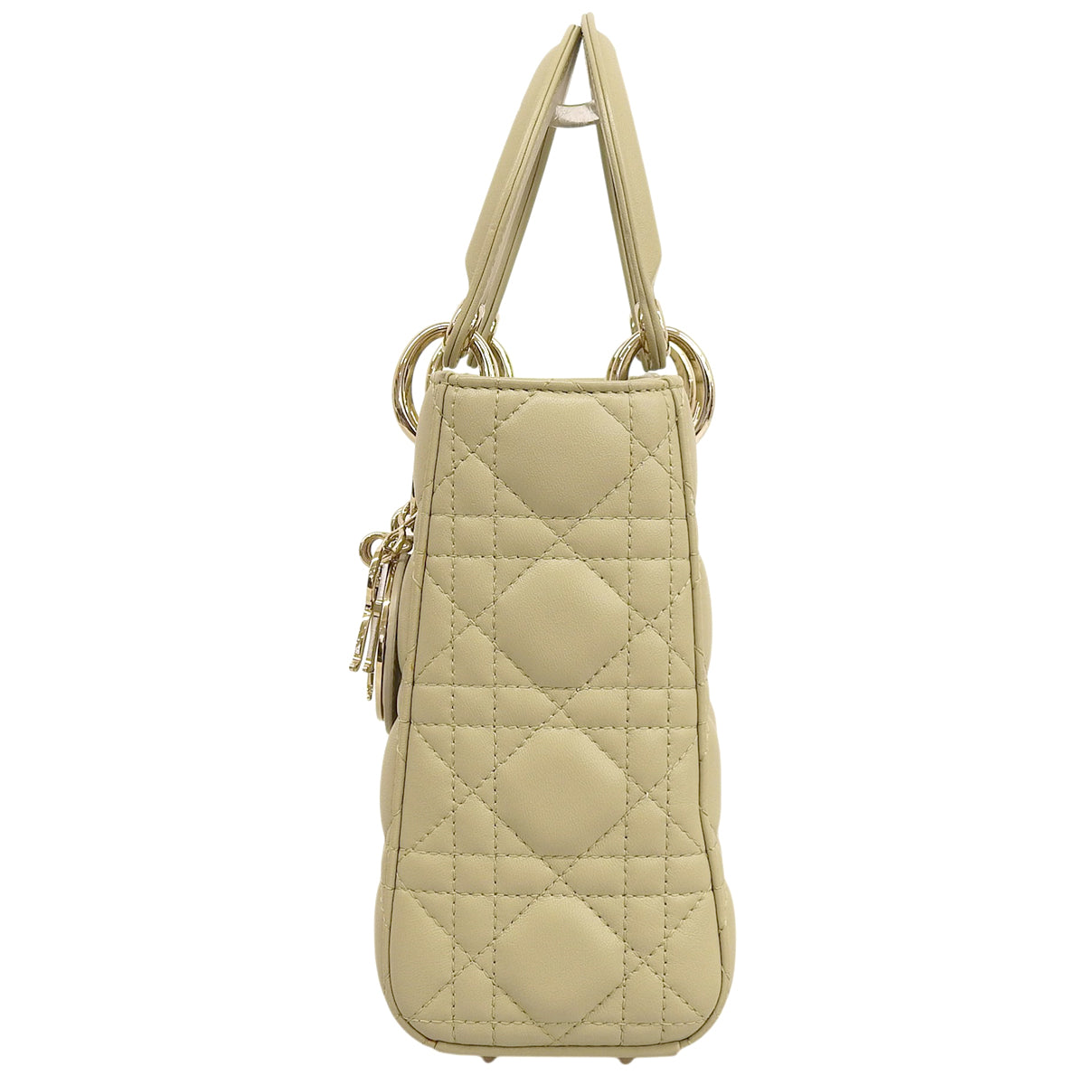 カナージュ レディディオール スモール レザー グリーン