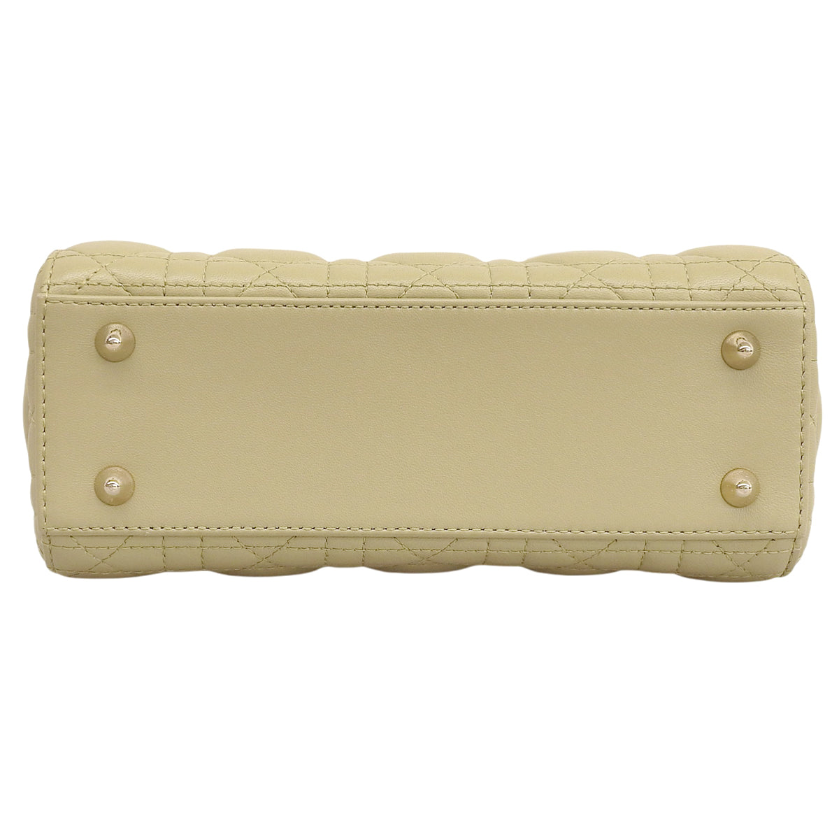 カナージュ レディディオール スモール レザー グリーン