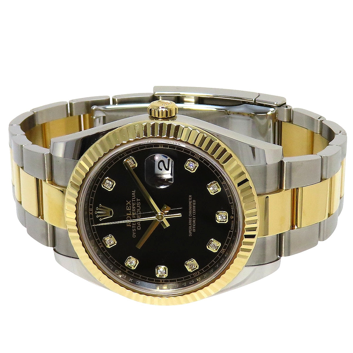 デイトジャスト41 126333G YG/SS ランダム番 10PDインデックス 自動巻き メンズ