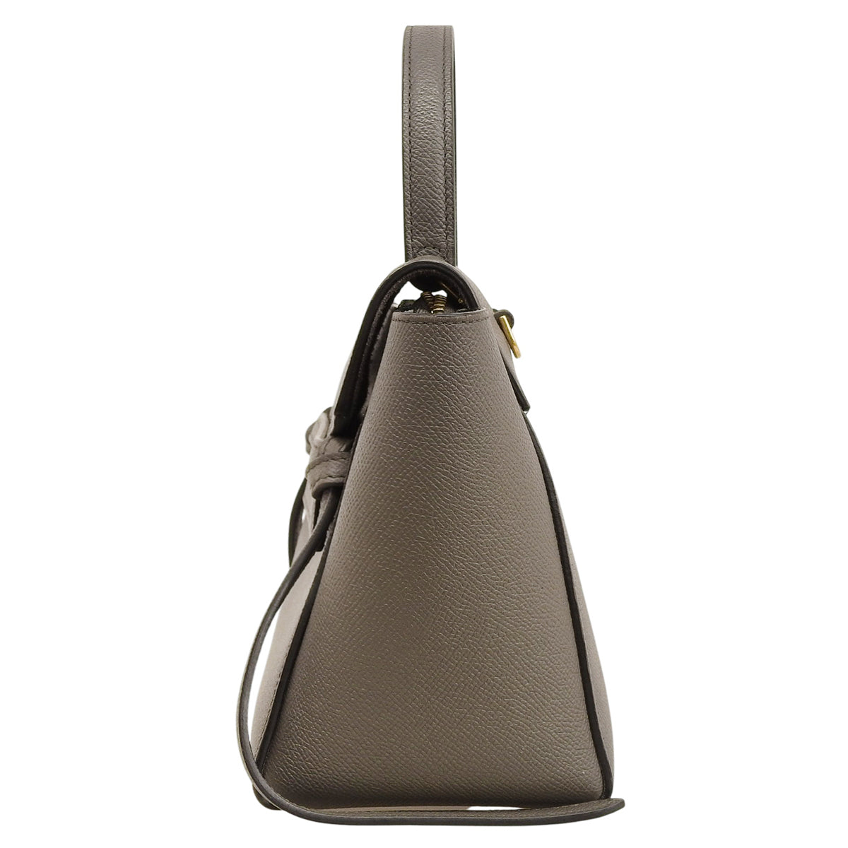 ベルトバッグ ナノ グレインカーフレザー グレー