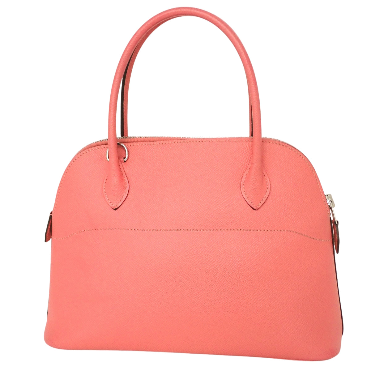 Bolide 27,Epsom 皮革,钯金配件,玫瑰杜鹃花,Y 字印记