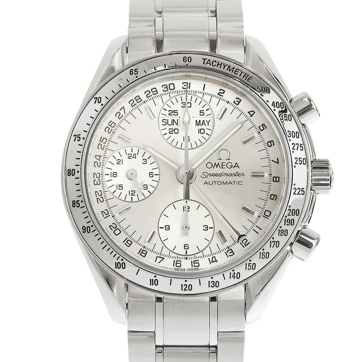 Speedmaster Day-Date 3523.30 SS Silver Automatic Men's