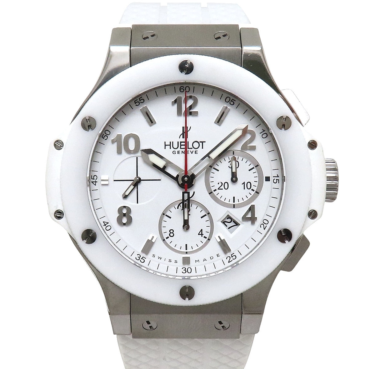 ビッグバン サンモリッツ 301.SE.230.RW SS/CE/ラバー ホワイト 自動巻き メンズ