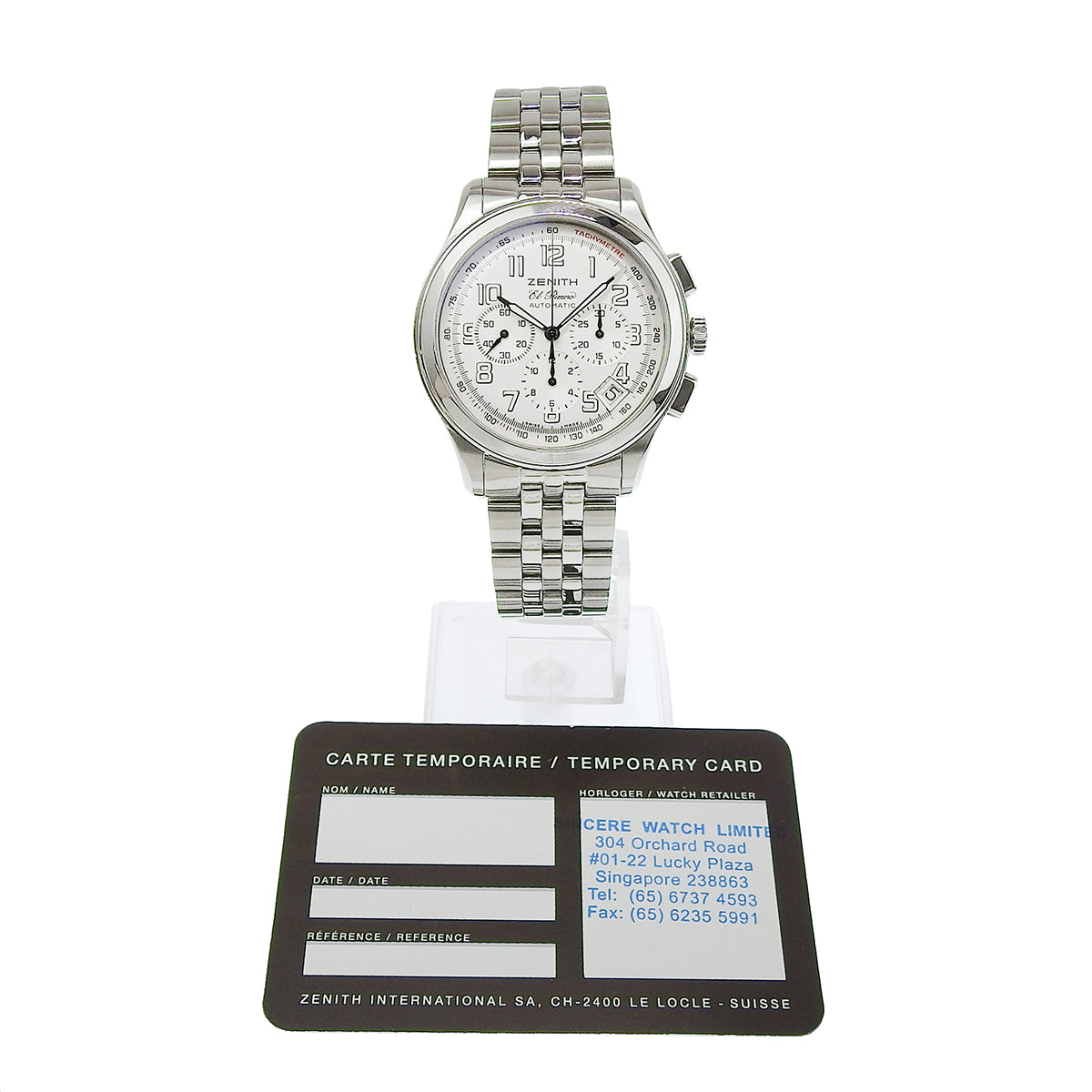 Class Sport El Primero 03.0510.400 SS Silver Automatic Men's