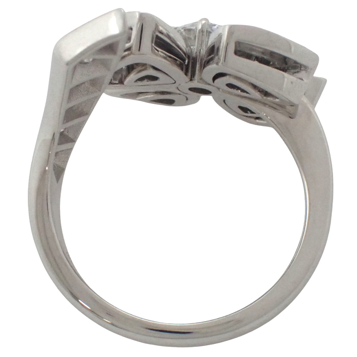 Fiorever Diamond Ring in White Gold, 18K White Gold, 7.4g