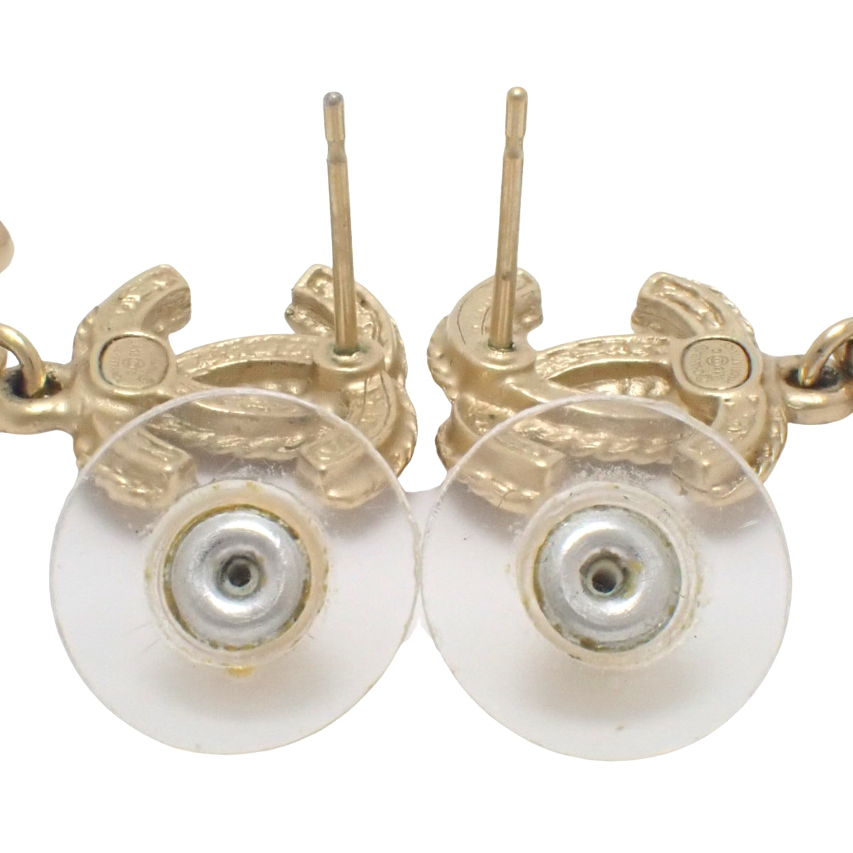 ココマーク スイング フラワー ピアス メタル(GP) ラインストーン