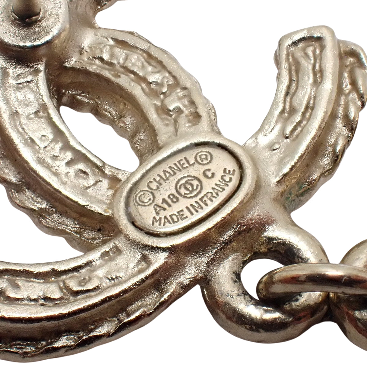 ココマーク スイング フラワー ピアス メタル(GP) ラインストーン