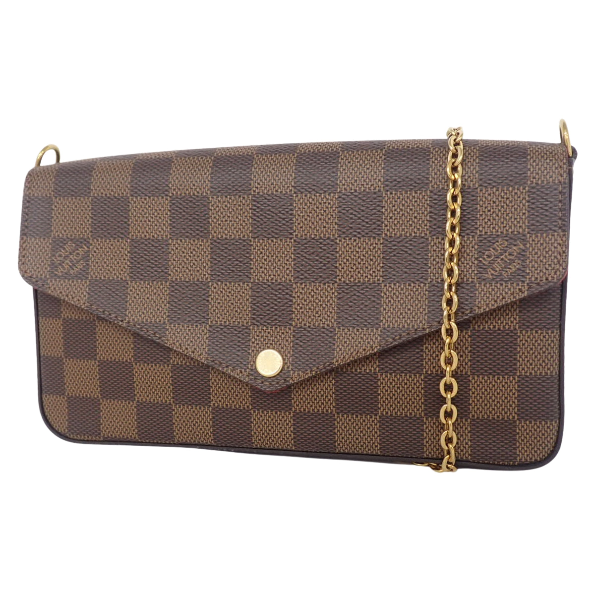 ダミエ・エベヌ ポシェット・フェリシー セリーズレッド N40492