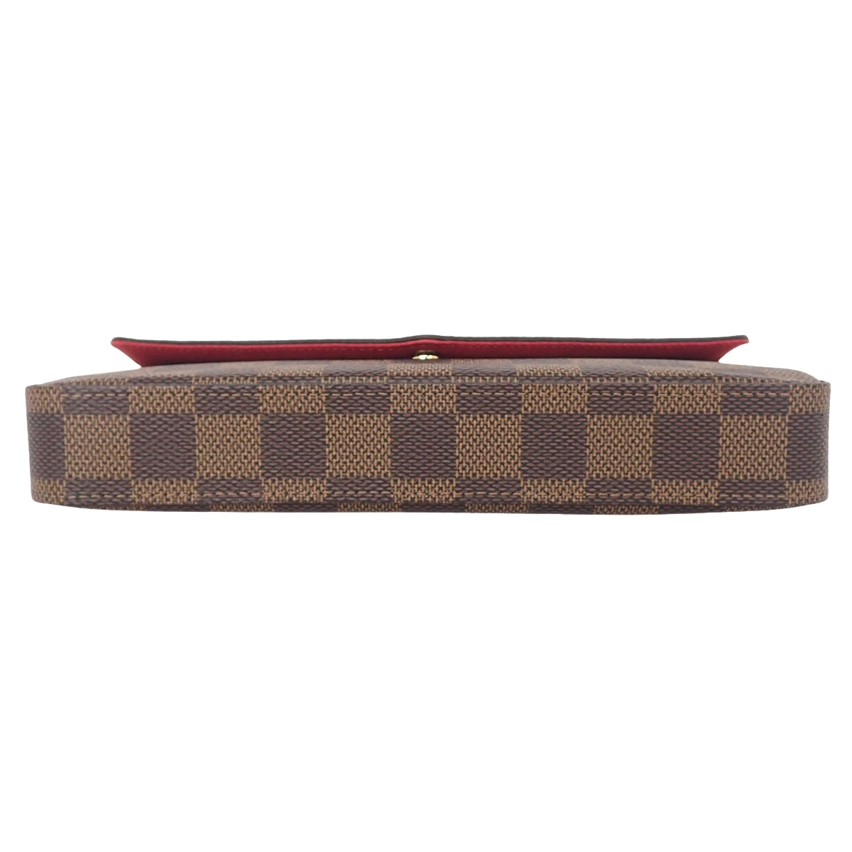 Damier Ebène Pochette Félicie Cerise Red N40492