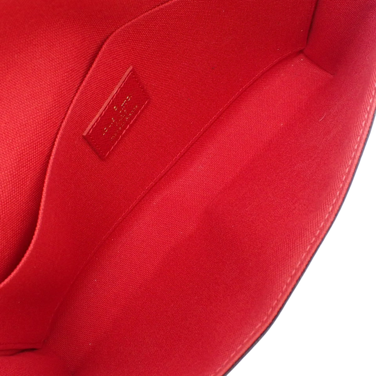 Damier Ebène Pochette Félicie Cerise Red N40492