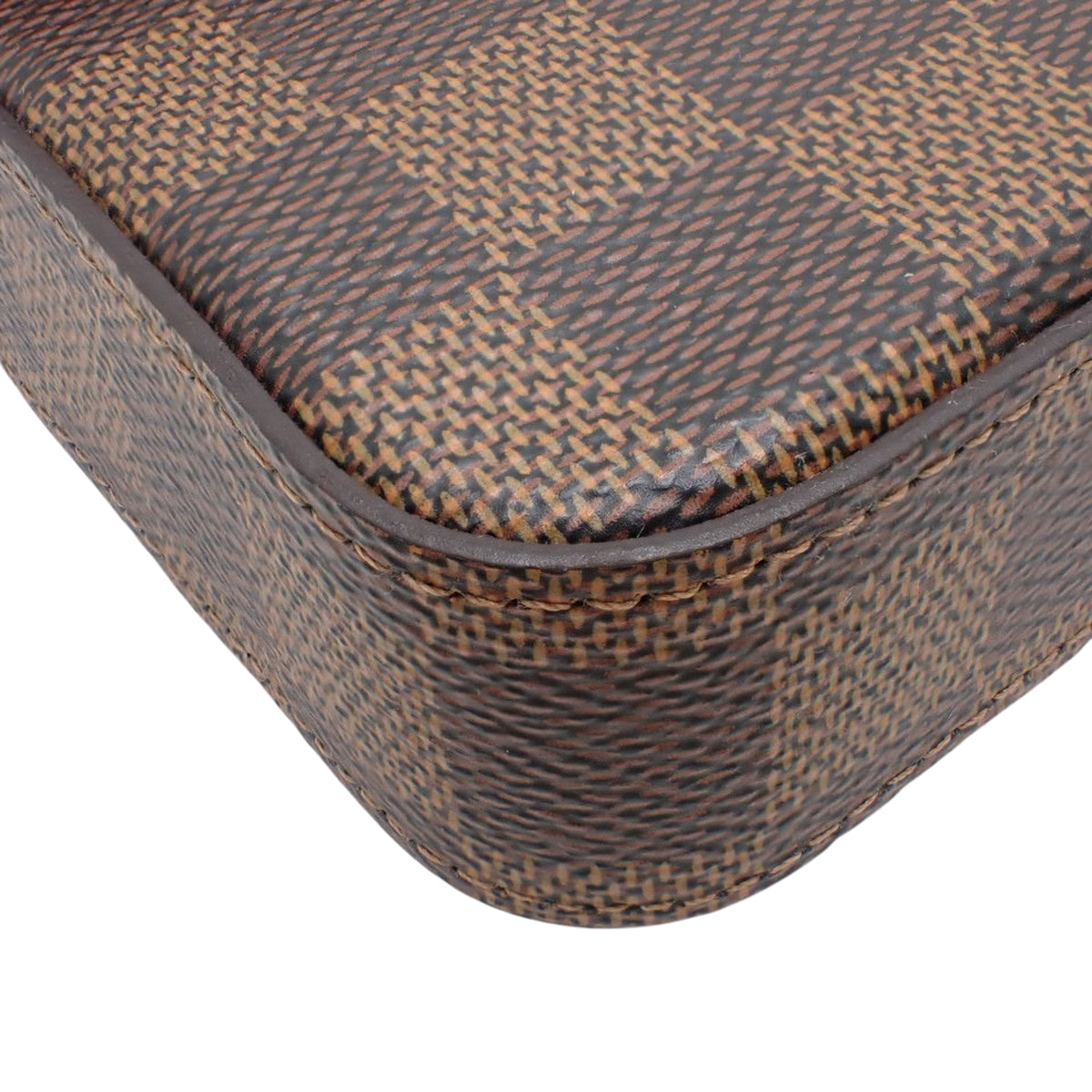 Damier Ebène Pochette Félicie Cerise Red N40492