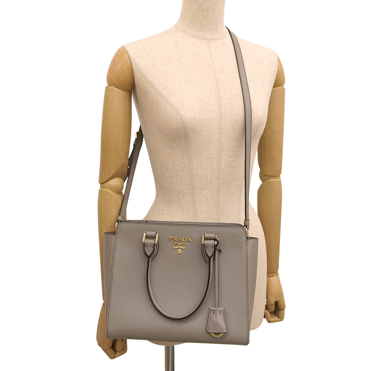 2WAYバッグ サフィアーノレザー ARGILLA 1BA113