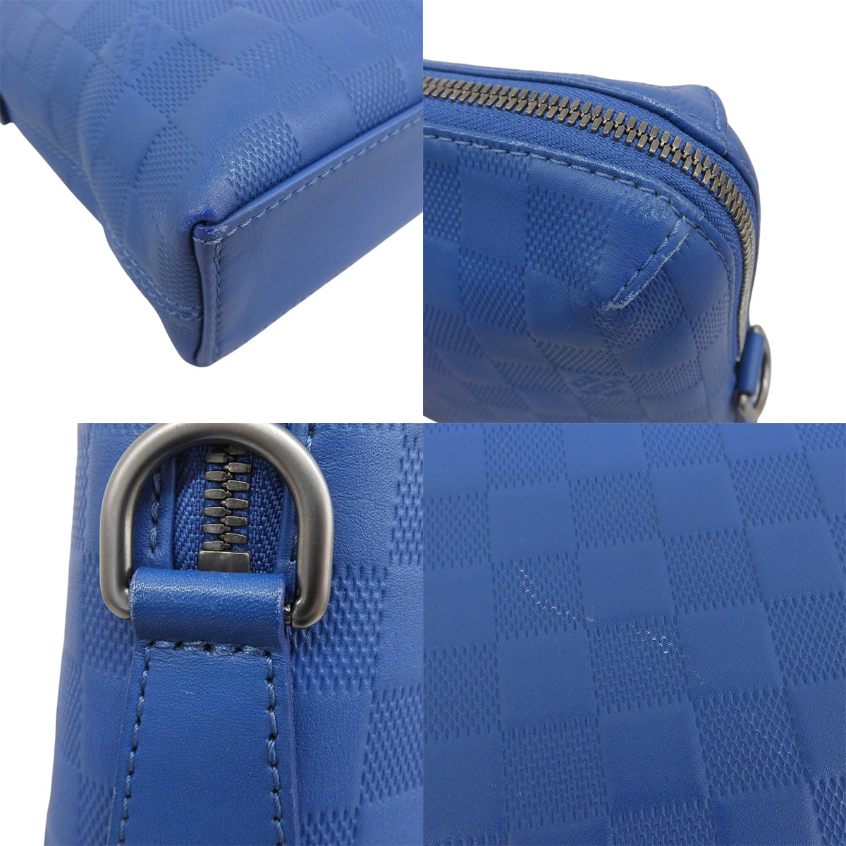 Damier Infini Portedocument Jour, Damier Infini Leather, Neptune N41328