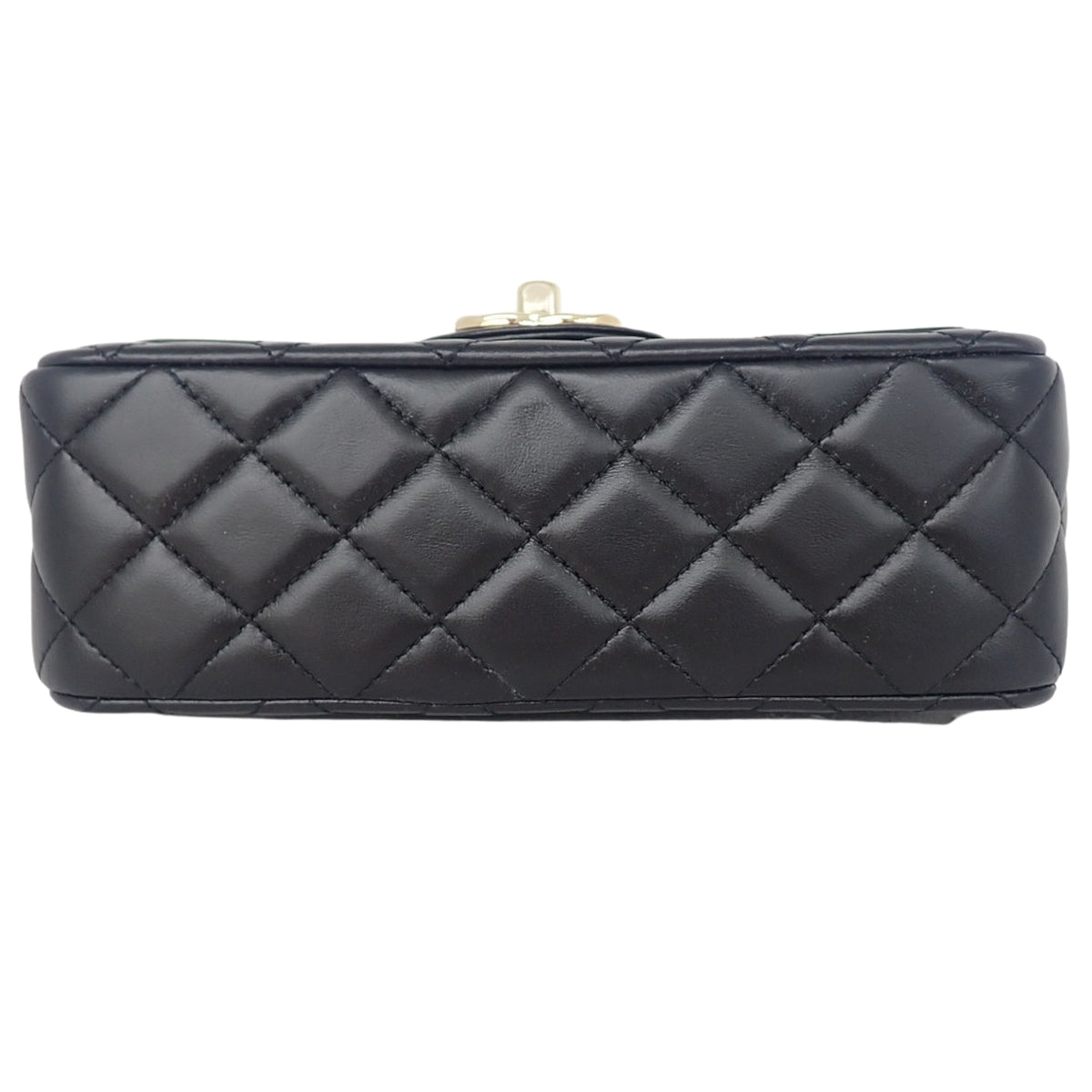 マトラッセ ココマーク チェーンショルダーバッグ ラムスキン ブラック AS4924