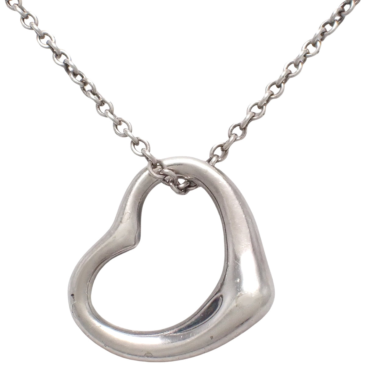 オープンハート ペンダント シルバー SV925