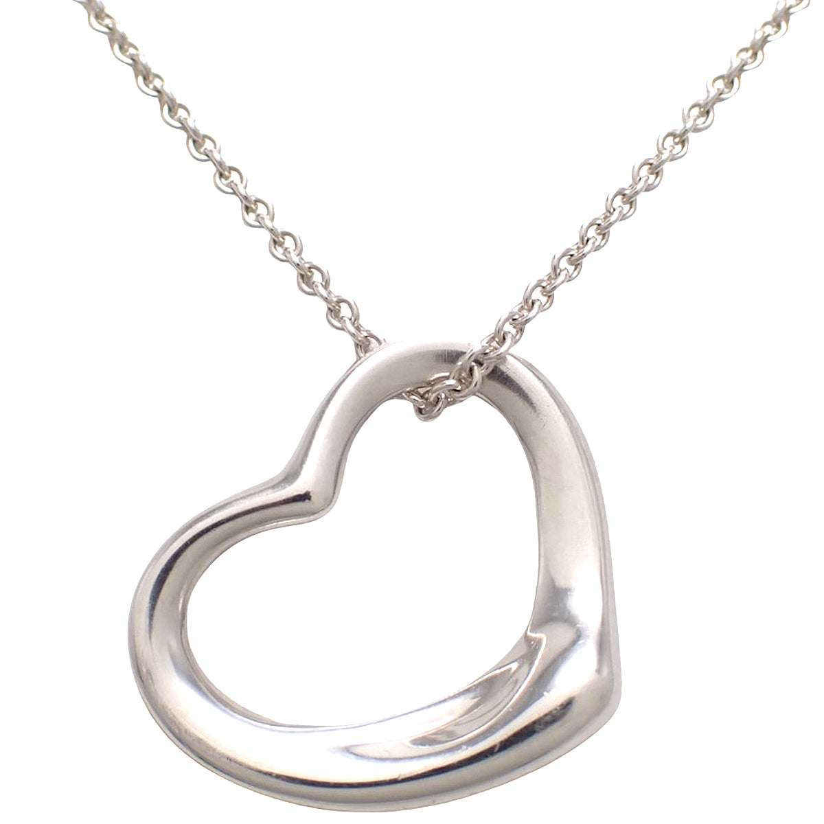 オープンハート ペンダント シルバー SV925