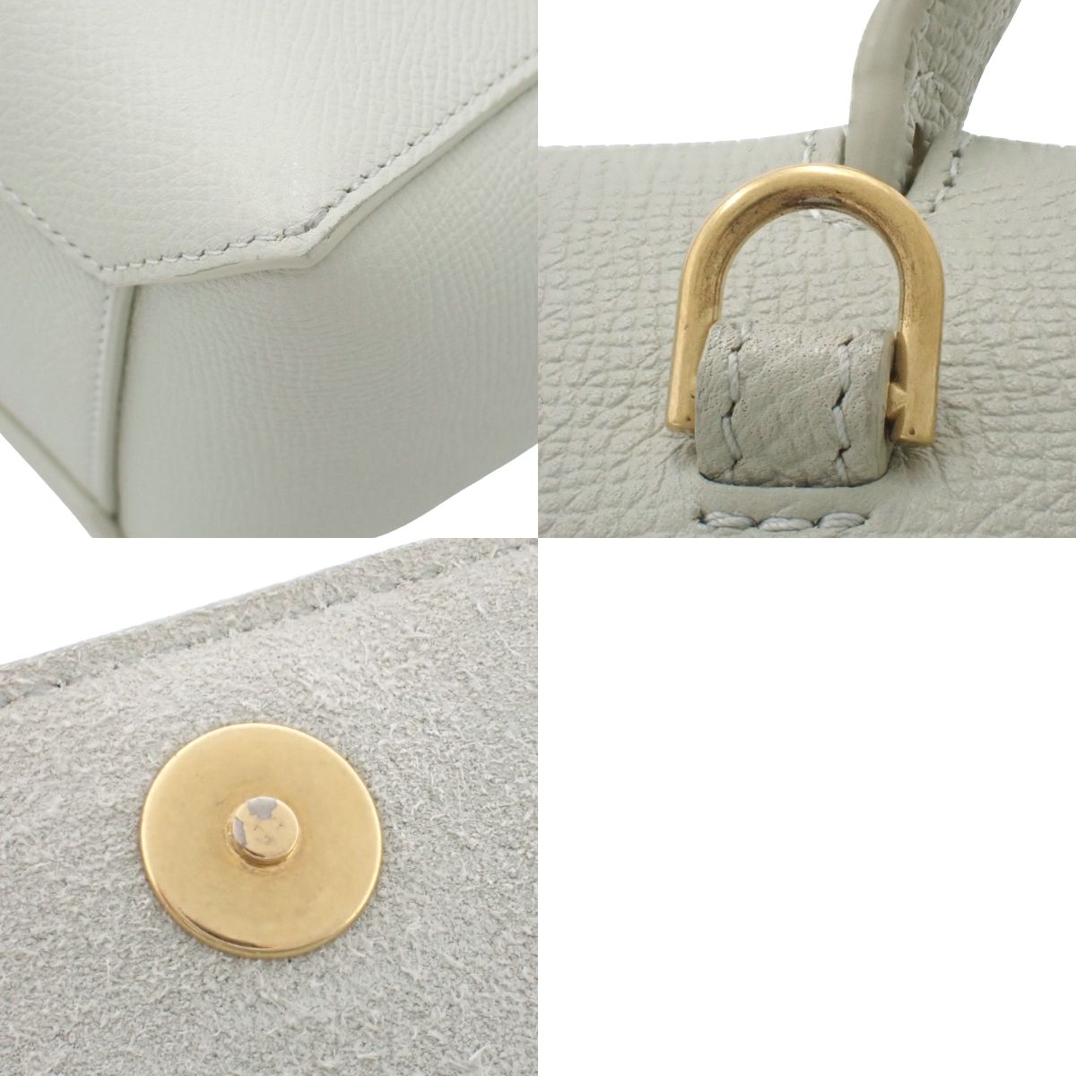 Nano Belt Bag in Grained Calfskin Sage 189003ZVA.30VD