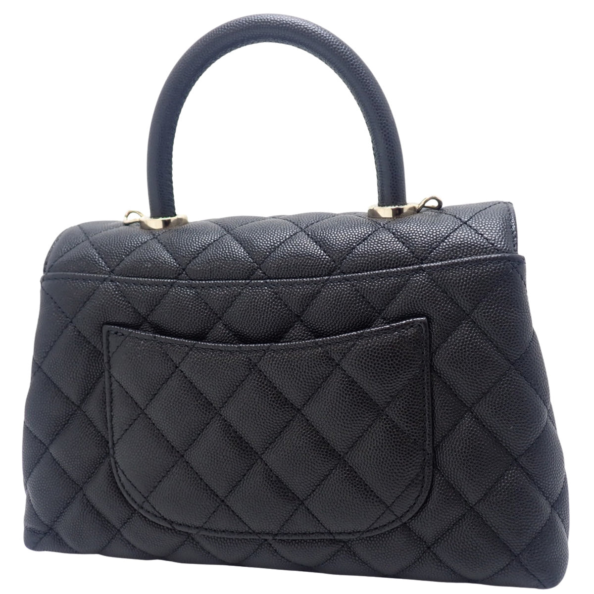 マトラッセ ココハンドルXS キャビアスキン ブラック A92990