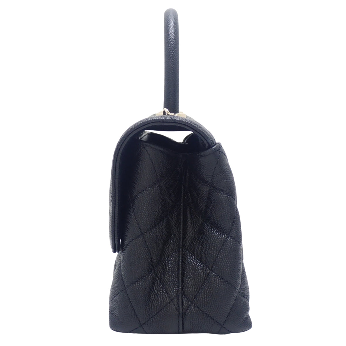 Matelasse Coco Handle XS Caviar Skin Black A92990