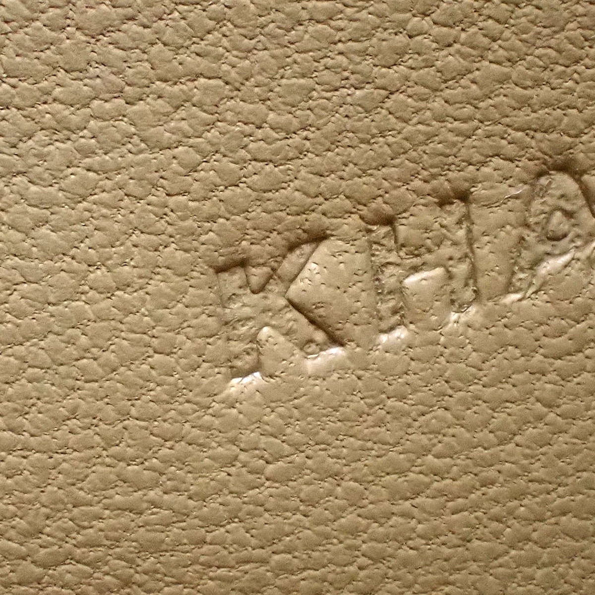 ボリード1923ミニ K刻印 エバーカラー ビスキュイ ゴールド金具