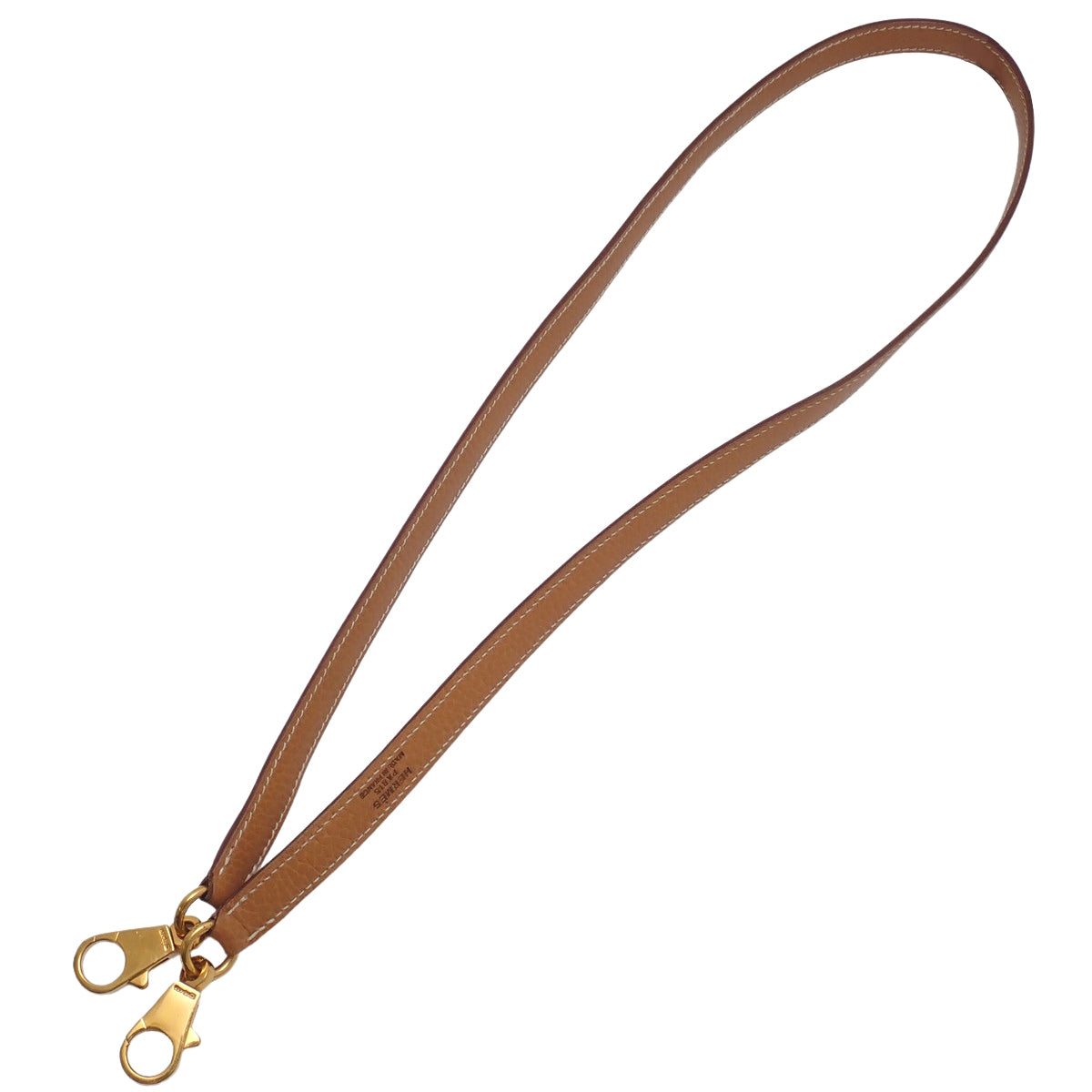 Shoulder Strap, Ardennes, Natural Sable, Gold Hardware