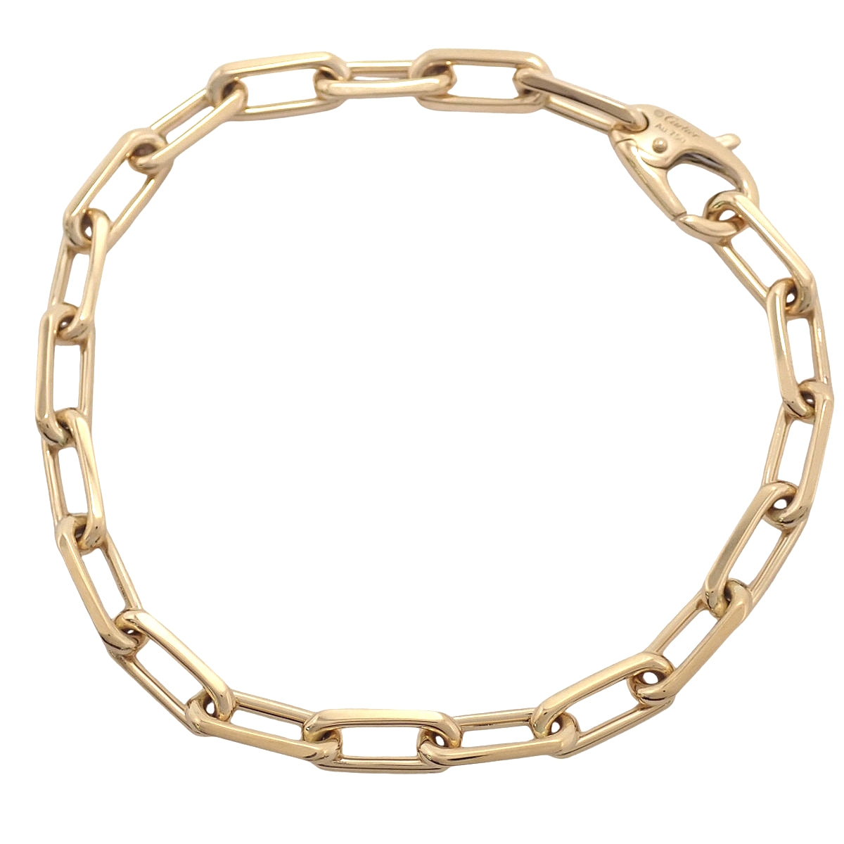 Santos de Cartier bracelet, medium model, yellow gold, K18YG, 18.2g