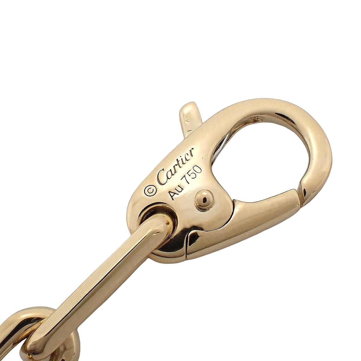 サントス ドゥ カルティエ ブレスレット ミディアムモデル イエローゴールド K18YG 18.2g