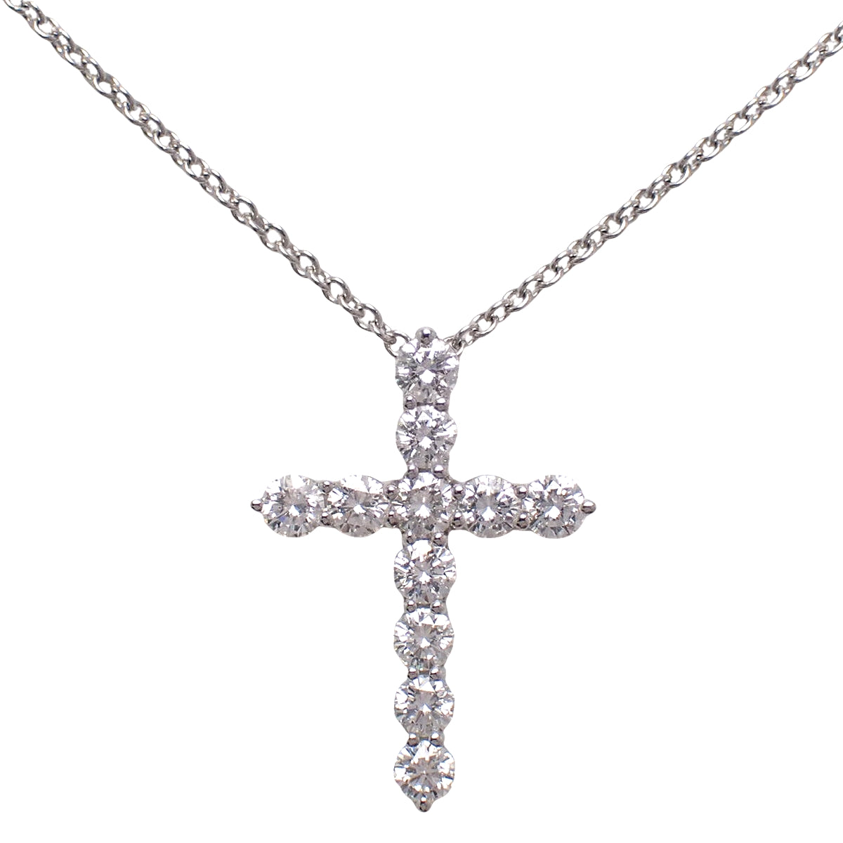 クロス ペンダント ダイヤモンド プラチナ Pt950 3.6g