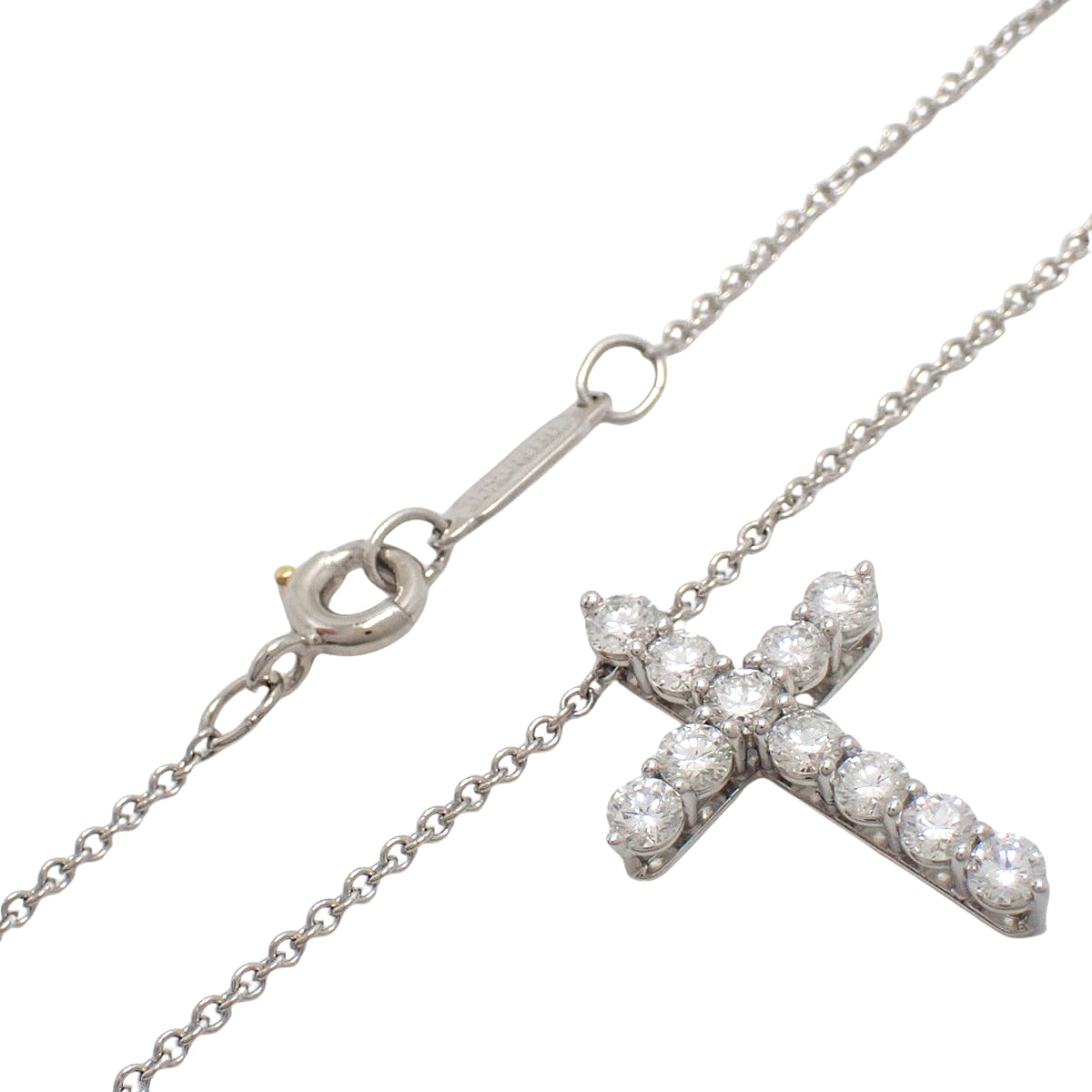 クロス ペンダント ダイヤモンド プラチナ Pt950 3.6g