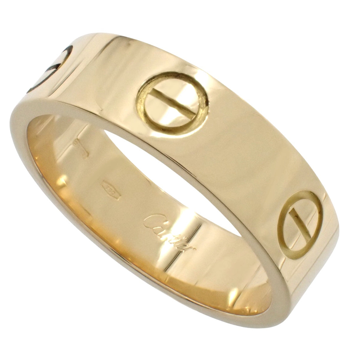 LOVE ring, classic model, yellow gold, K18YG, size 58, 8.0g