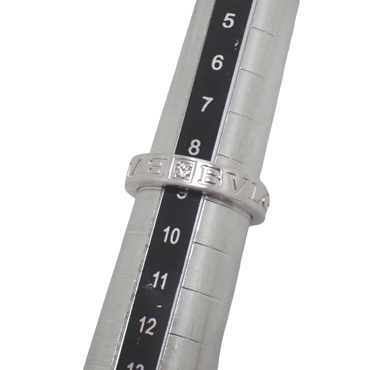 宝格丽Bvlgari Bvlgari戒指 钻石 白金 K18WG 9号(49) 6.2g
