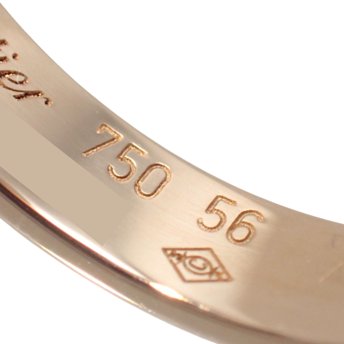 LOVE ring, small model, pink gold, 18KPG, 56, 3.3g