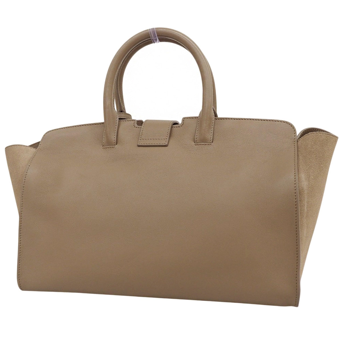 モノグラム・サンローラン ダウンタウンカバス レザー スウェード/スエード グレージュ 436832