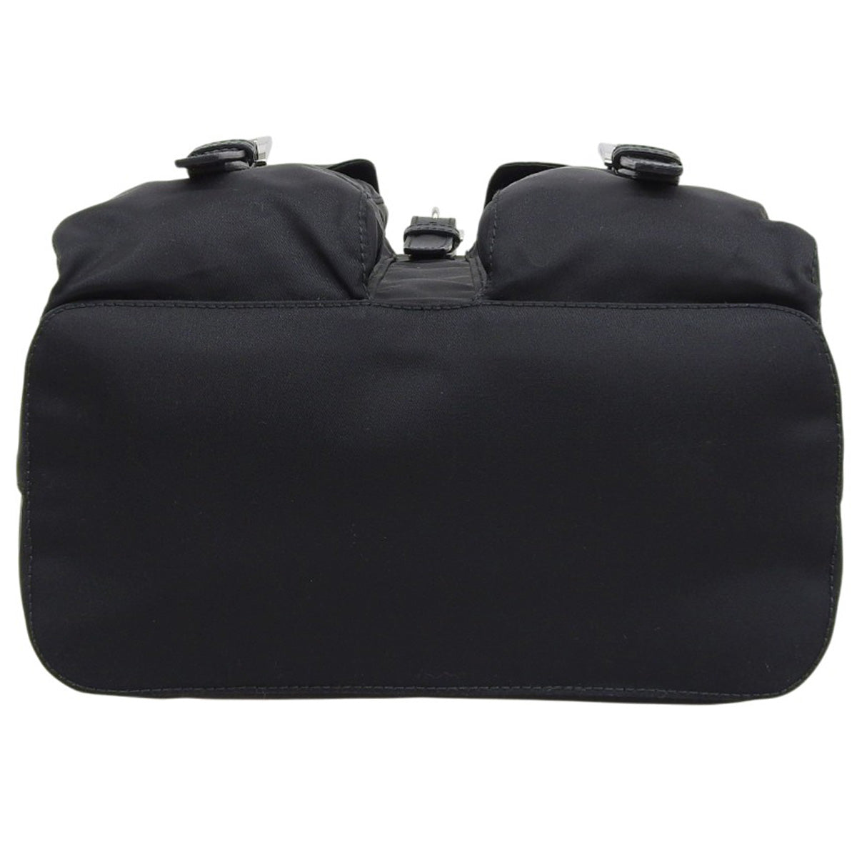 Re-Nylon バックパック ナイロン サフィアーノレザー ブラック 1BZ677