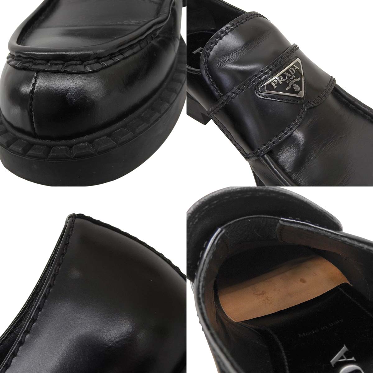Chocolate Brushed Leather Loafers 5