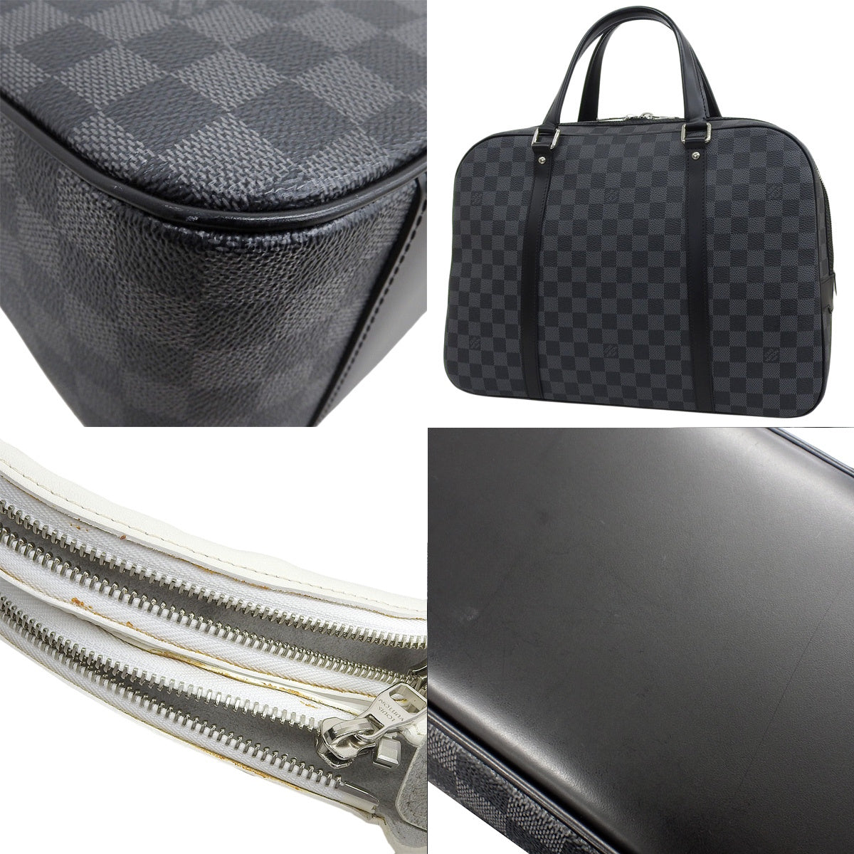 LV Damier Graphite 公文包 灰色 黑色 N51195