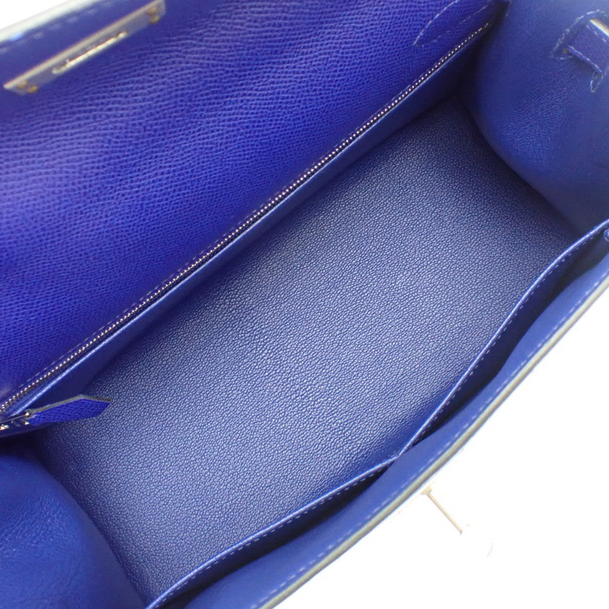 ケリー28 ヴォーエプソン ブルーエレクトリック マットシルバー金具 U刻印