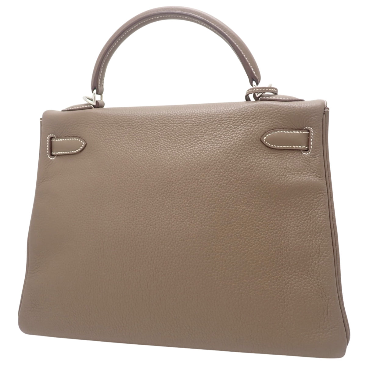 ケリー32 トリヨンクレマンス エトゥープ/エトープ シルバー金具 M刻印