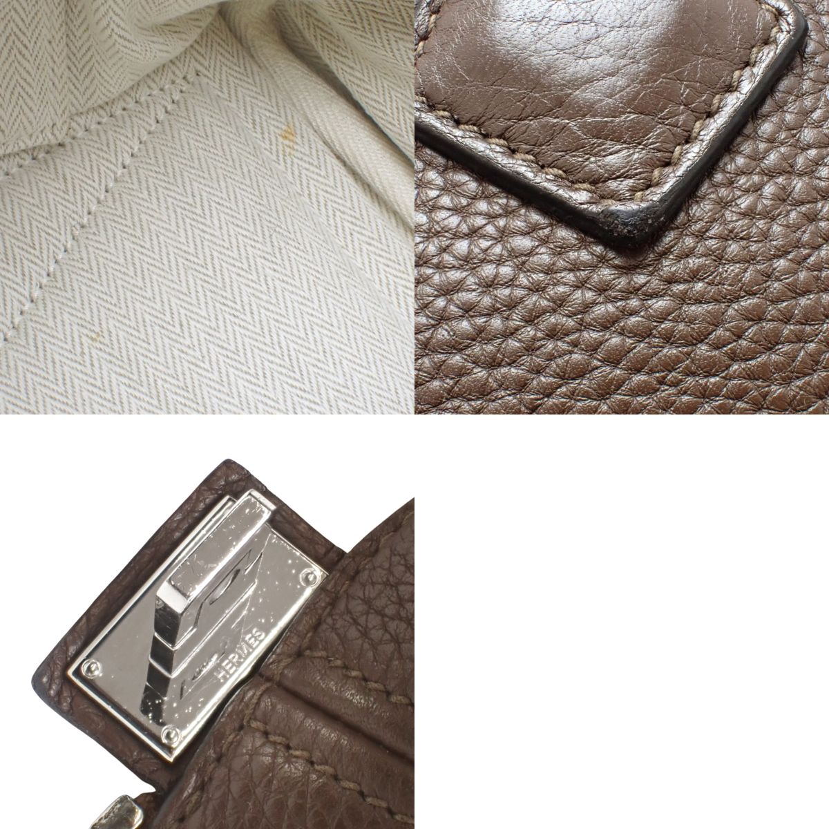 ヴィクトリア35 トゴ ショコラ シルバー金具 □L刻印