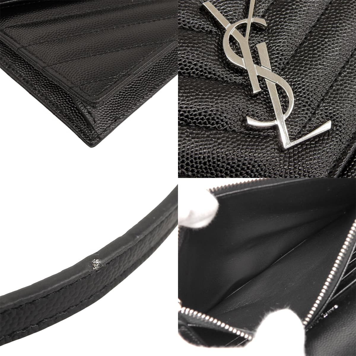 カサンドラ エンベロープ チェーンウォレット ブラック 857605BOW021000