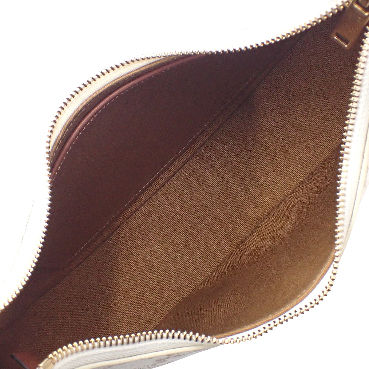 AVA アヴァ バッグ カーフ トリオンフキャンバス ホワイト ブラウン 193952BZJ.01BC