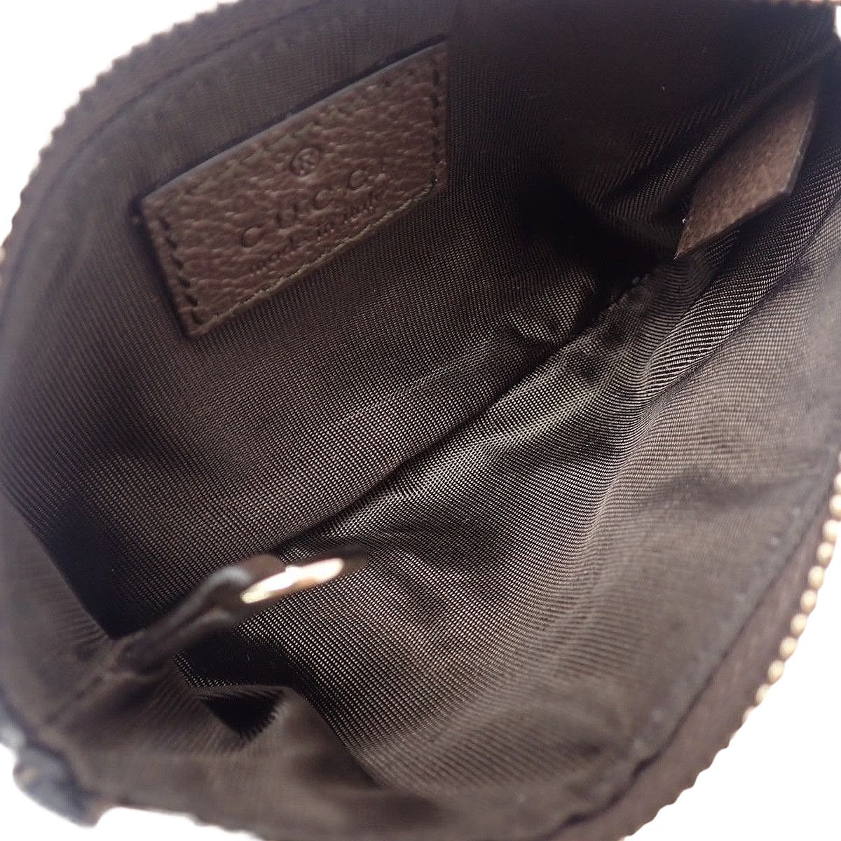 Ophidia 拉链钥匙包 GG Supreme 帆布 米色 绿色 红色 838466