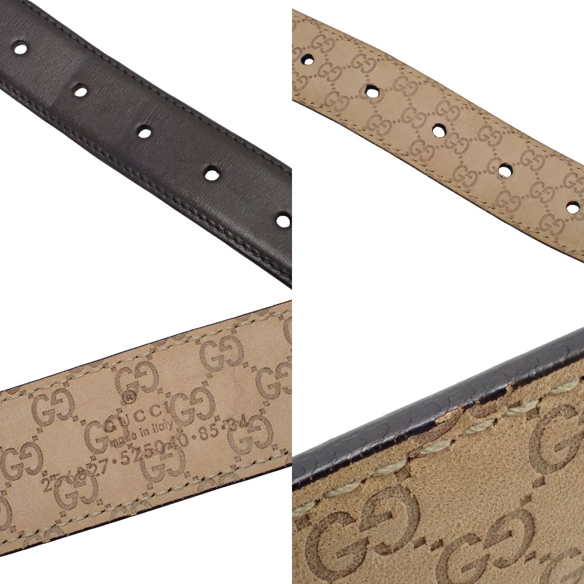 Microgucci Belt 85/34 Leather