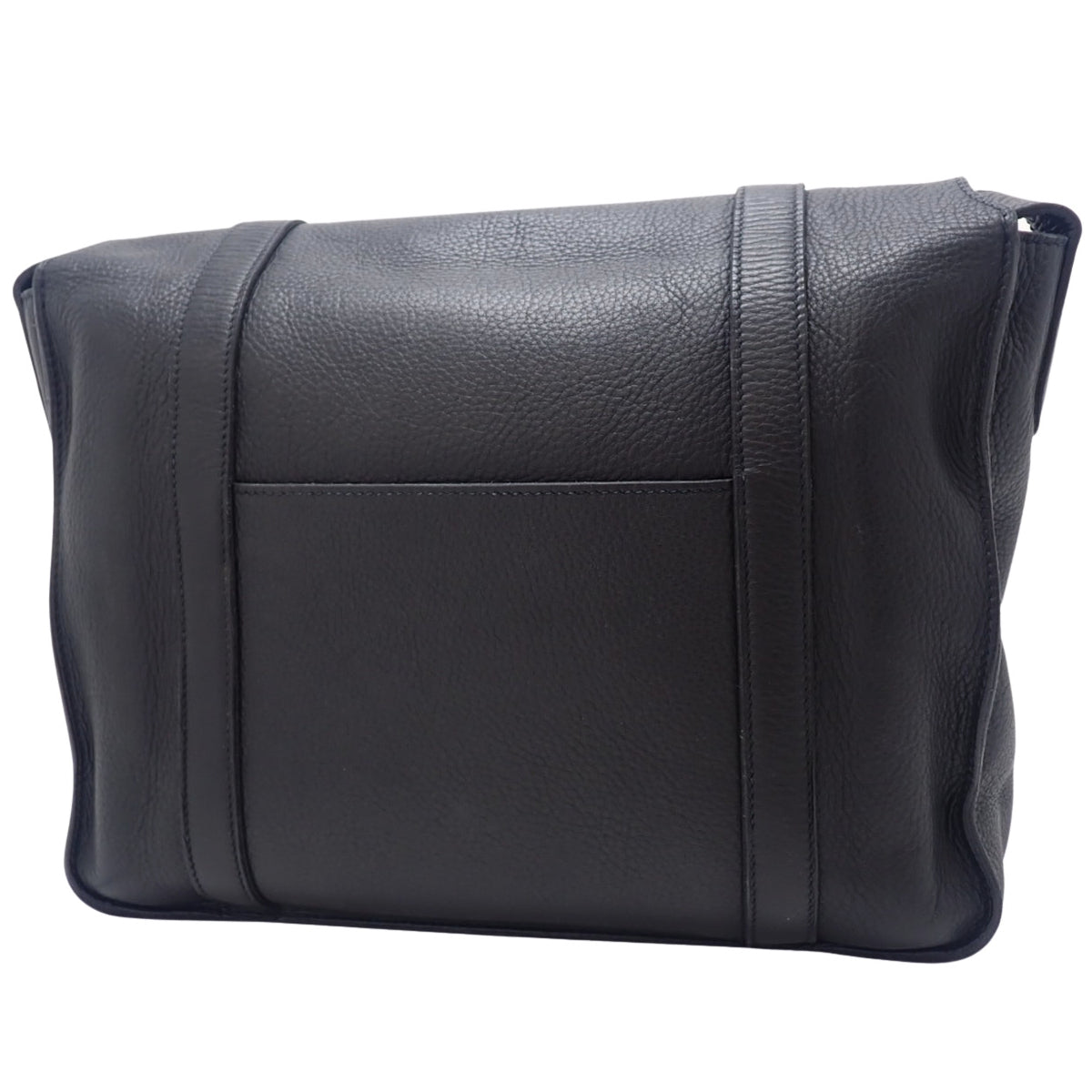 Steve Buzas 35 Taurillon Clemence Black Silver Hardware □L Stamp