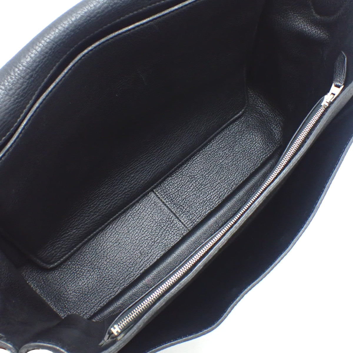 Steve Buzas 35 Taurillon Clemence Black Silver Hardware □L Stamp