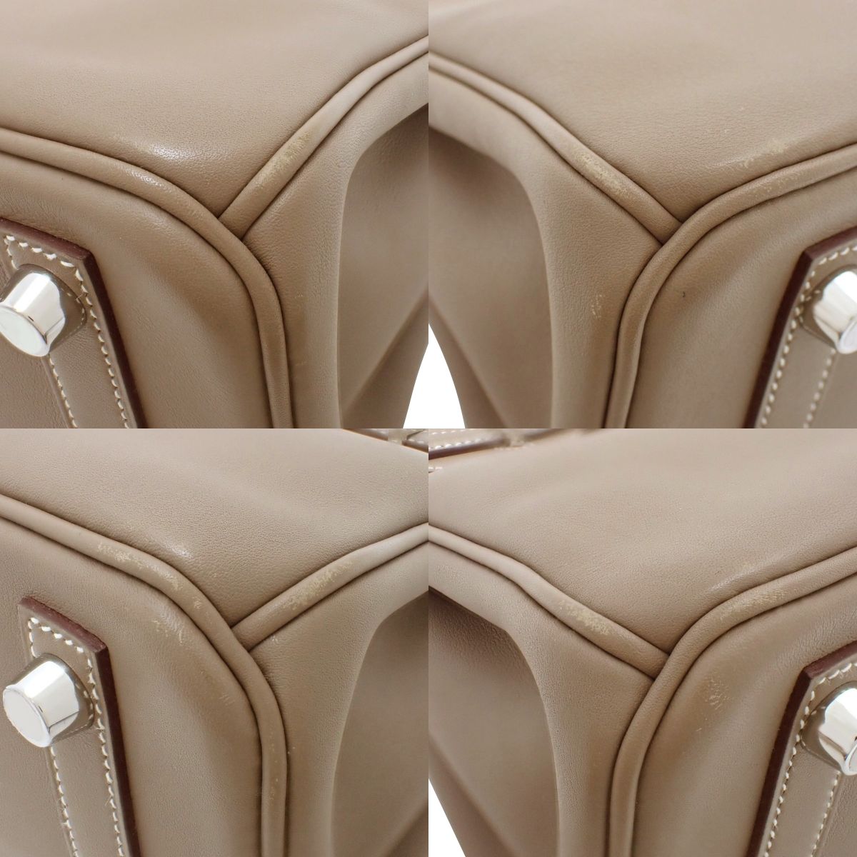 Birkin 25 in Swift Etoupe/Etoupe with silver hardware and an X stamp