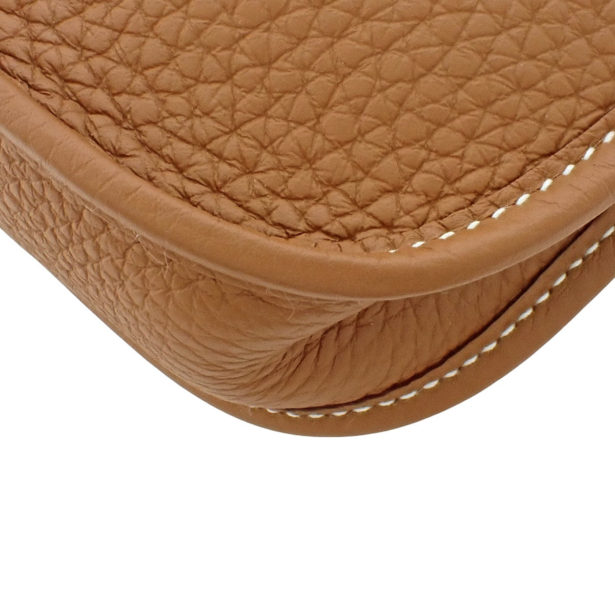 Evelyn TPM Taurillon Clemence leather, palladium hardware, gold, B stamp