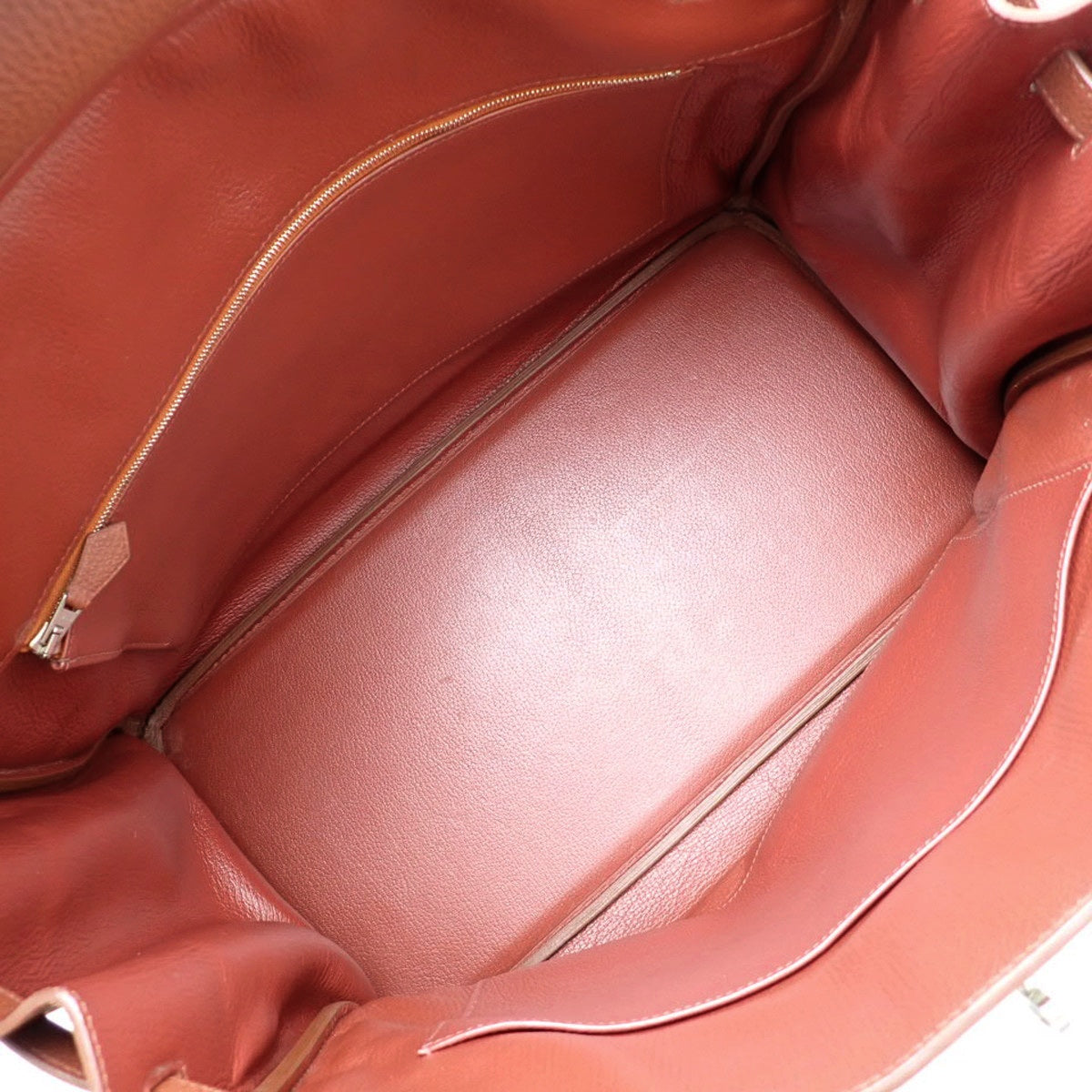 Birkin 40 Togo Sienne Silver Hardware □M stamp