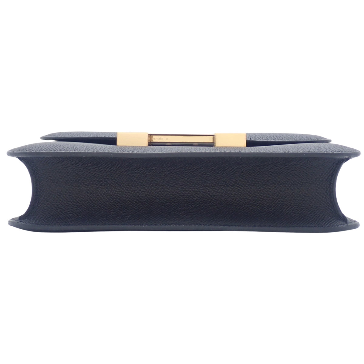Constance 24 Miroir Epsom Black with Pink Gold Hardware, Double Stamp